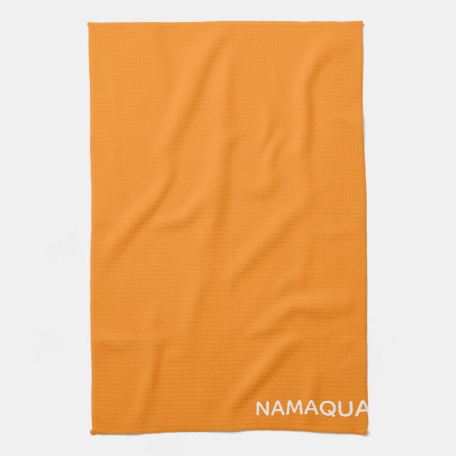 Paño De Cocina Nombre de color naranja de Namaqua (Vertical)