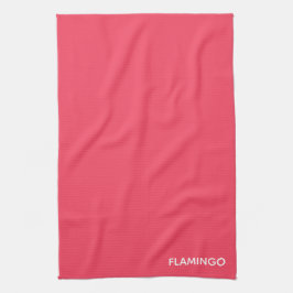 Paño De Cocina Nombre de color rosa flamenco
