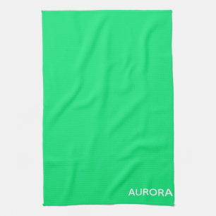 Paño De Cocina Nombre de color verde de Aurora