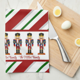 Paño De Cocina Nombre de destinatario de soldado de Navidades de 