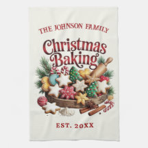 Nombre de familia de repostería de Navidad