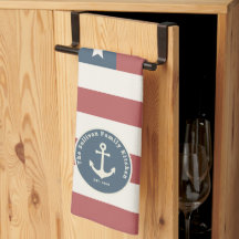 Nombre de familia personalizado Bandera Americana