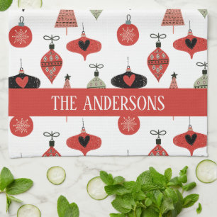 Paño De Cocina Nombre de la familia del Personalizado del patrón 