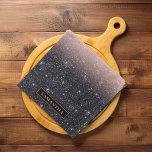 Paño De Cocina Nombre de las parqueas de Purpurina negro y rosa m<br><div class="desc">Nombre de las parqueas de Purpurina negro y rosa moderno</div>