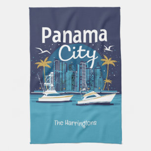Paño De Cocina Nombre personalizado Ciudad de Panamá