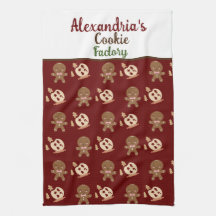 Nombre personalizado Cookie Factory Cita Cocina de