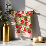 Paño De Cocina Nombre personalizado de fruta de verano de fresa<br><div class="desc">Fresa verano fruta fresa fresa jardín fresa fruta de fresa baya regalos temáticos para ella,  regalos para mamá,  decoración de casa,  premios fiestas,  regalos Navidades para mamá,  regalos para el hogar fiesta regalos</div>
