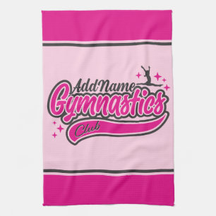 Paño De Cocina NOMBRE personalizado Gimnasia de salto dividido de