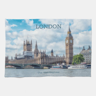 Paño De Cocina Nombre personalizado Londres