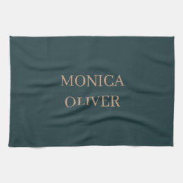Paño De Cocina Nombre personalizado minimalista moderno profesion