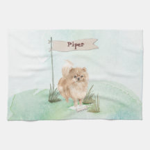 Nombre personalizado Perro Mascota pommerano