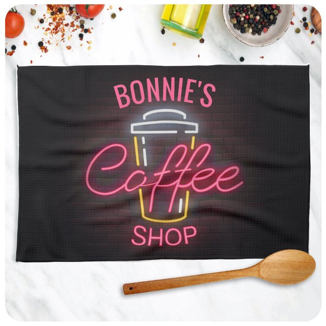 Paño De Cocina NOMBRE personalizado Personalizado de la cafetería (Subido por el creador)