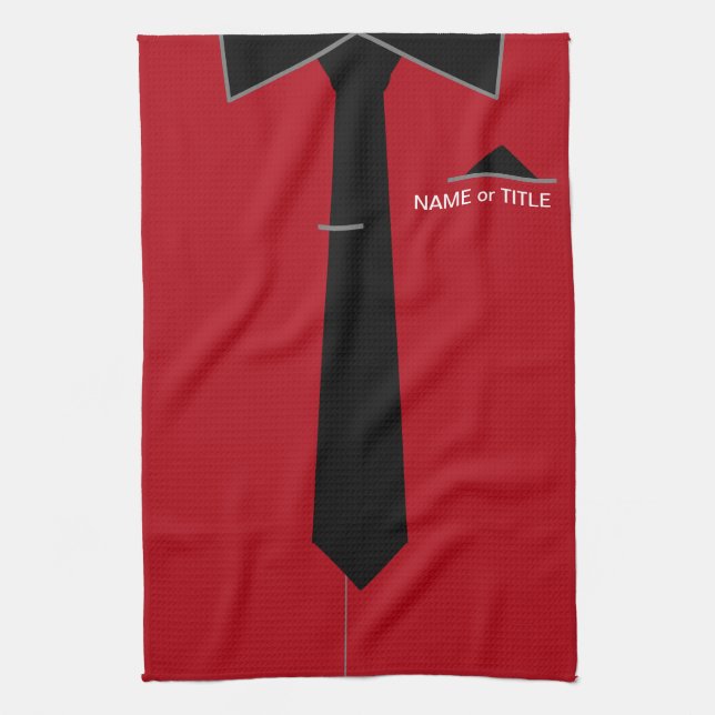 Paño De Cocina Nombre personalizado personalizado personalizado t (Vertical)