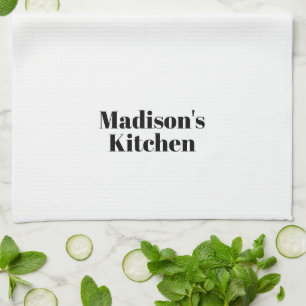 Paño De Cocina Nombre personalizado regalo de cumpleaños del dí