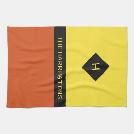 Paño De Cocina Nombre personalizado y monograma