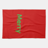 Nombre verde alegre sobre rojo