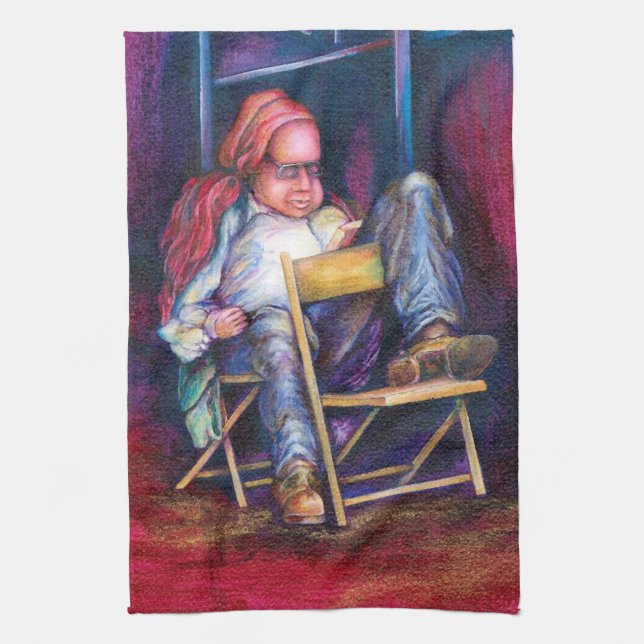 Paño De Cocina Norman prefiere empatar en su sueño (Vertical)