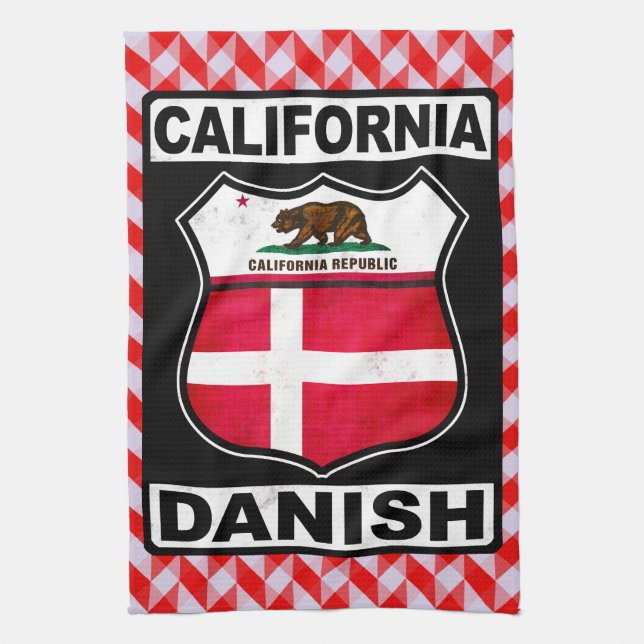 Paño De Cocina Norteamericano danés de California (Vertical)