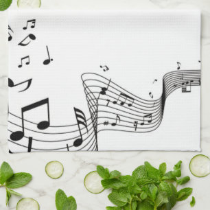 Paño De Cocina Notas musicales