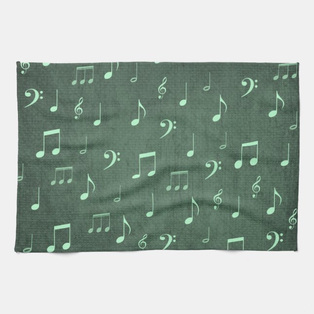 Paño De Cocina notas musicales (Horizontal)