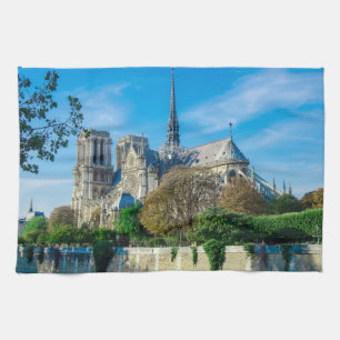 Paño De Cocina Notre Dame de París en Francia