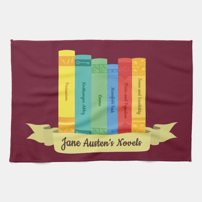 Paño De Cocina Novelas de Jane Austen III (Horizontal)