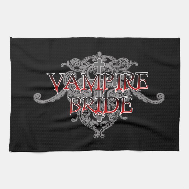 Paño De Cocina Novia de vampiro (Horizontal)