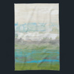 Paño De Cocina Nubes blancas con vistas a un hermoso paisaje<br><div class="desc">Jennifer Goldberger pintó este hermoso paisaje. Las nubes blancas dan a un impresionante lago azul rodeado de un precioso césped verde. Los colores son vivos y los detalles están impecables. ¡Compra tu impresión ahora!</div>