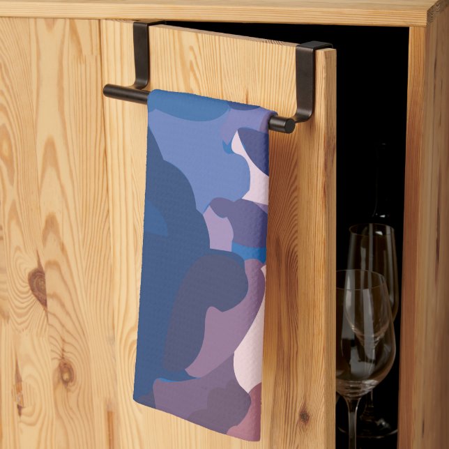 Paño De Cocina Nubes de tormenta coloridas (Pliegue de tercios)