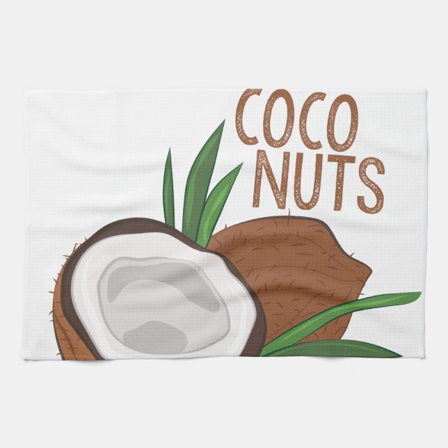 Paño De Cocina Nueces de los Cocos (Horizontal)