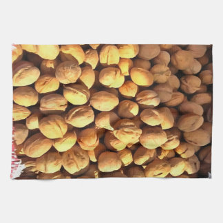 Paño De Cocina Nueces de nuez fresca Pintura hiperrealista