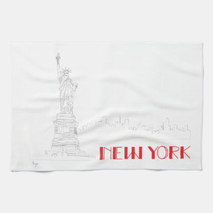 Paño De Cocina Nueva York, Guay de la Estatua de la Libertad