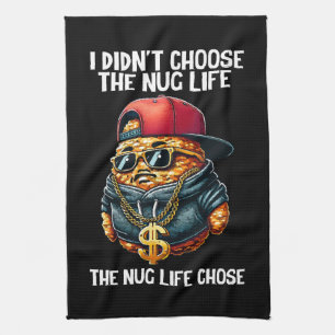 Paño De Cocina Nugget de Comida Rápida No Elegí La Vida Nug