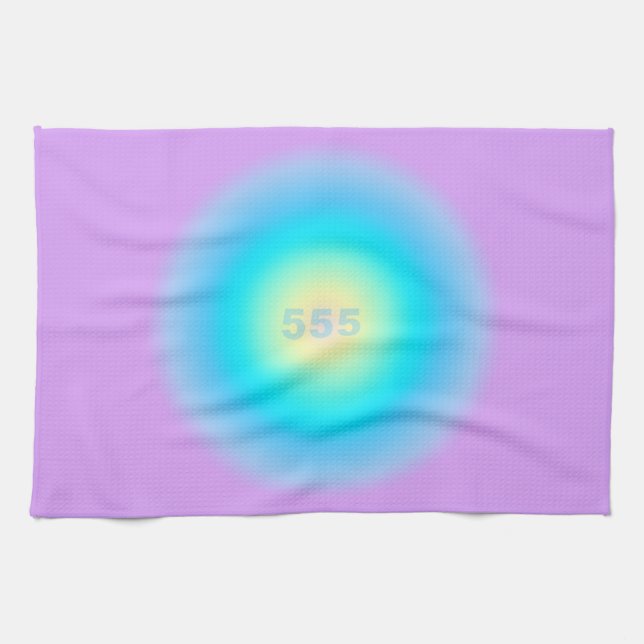 Paño De Cocina Números Angel 555 - Nuevos comienzos (Horizontal)