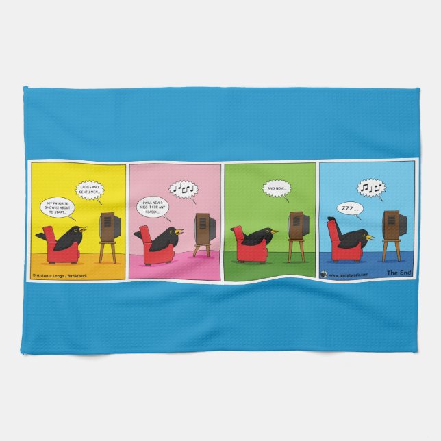 Paño De Cocina Nunca dormiré cómico (Horizontal)