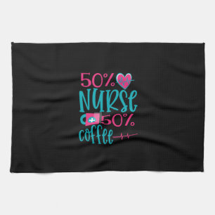 Paño De Cocina Nurse Gift   50 Enfermeras 50 Café