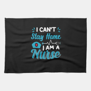 Paño De Cocina Nurse Gift   No Puedo Quedarme En Casa
