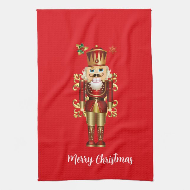 Paño De Cocina Nutcracker de vacaciones (Vertical)