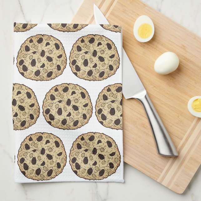 Paño De Cocina Oatharina Raisin Cookies Baking Bake Sale Food (Doblado Cuarto)