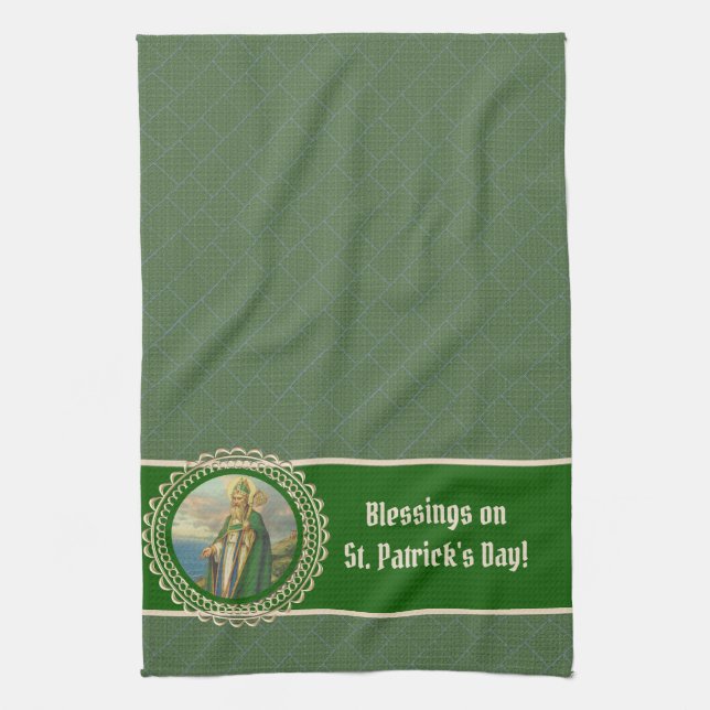 Paño De Cocina Obispo irish Blessing Religious de St Patrick (Vertical)