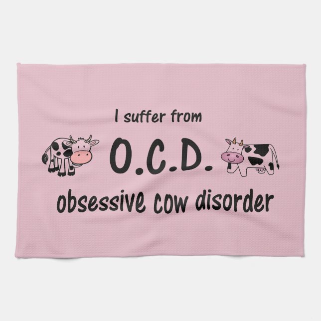 Paño De Cocina OCD Cow Kitchen Towel (Horizontal)