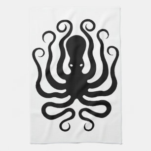 Paño De Cocina Octopus, diseño griego de relieve