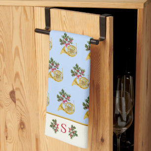 Paño De Cocina Ode al Azul del Cuerno Francés Nutcracker