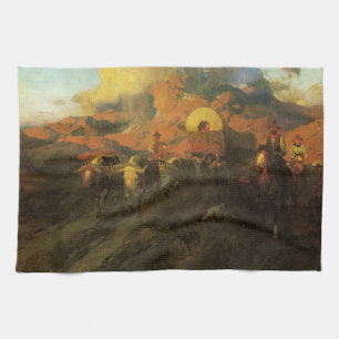 Paño De Cocina Oeste Americano Antiguo, Ruta Overland por Johnson