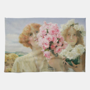 Paño De Cocina Ofrenda de verano de Sir Lawrence Alma-Tadema