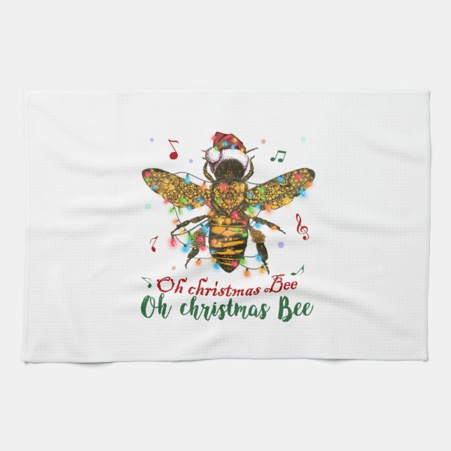 Paño De Cocina Oh Navidades Bee Oh Navidades Bee Light (Horizontal)