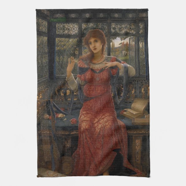 Paño De Cocina Oh Tragar, Tragar por John Melhuish Strudwick (Vertical)