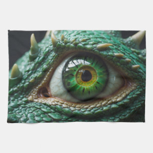 Paño De Cocina Ojo de un arte de fantasía dragón