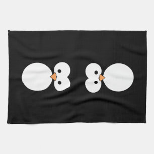 Paño De Cocina Ojos del pingüino