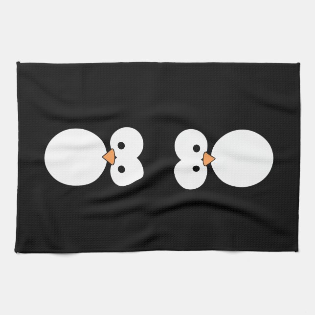 Paño De Cocina Ojos del pingüino (Horizontal)